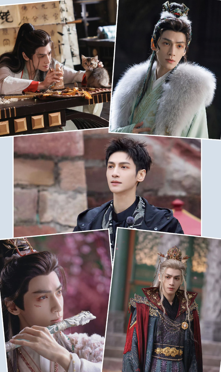 Актер Ло Юньси в дораме "Песнь водяного дракона" мой коллаж