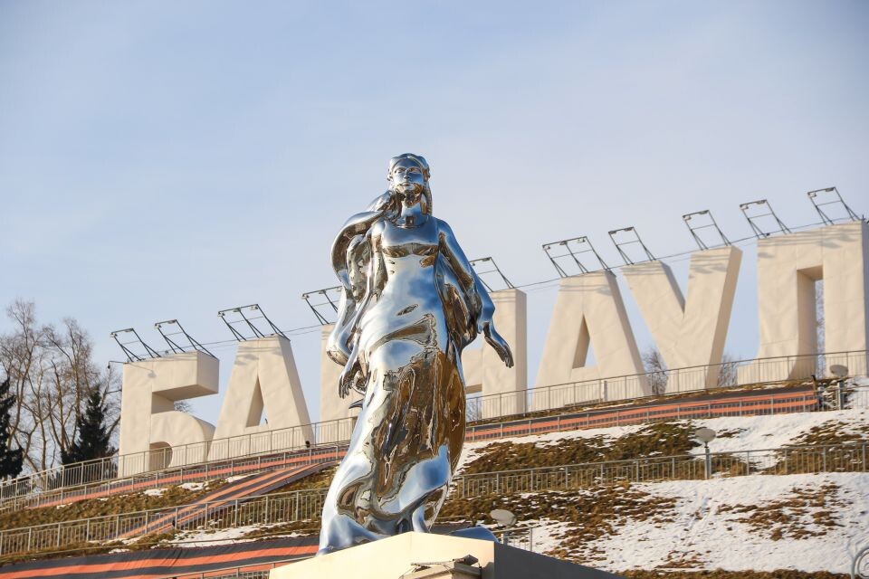    Арт-объект "Обь". Источник: Виталий Барабаш/"Толк"