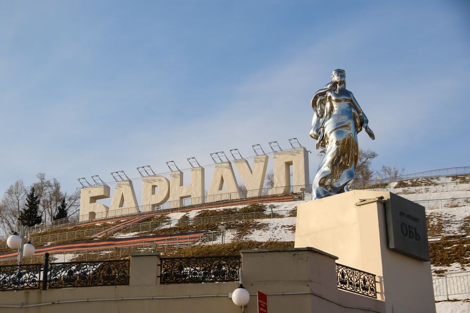    Арт-объект "Обь". Источник: Виталий Барабаш/"Толк"