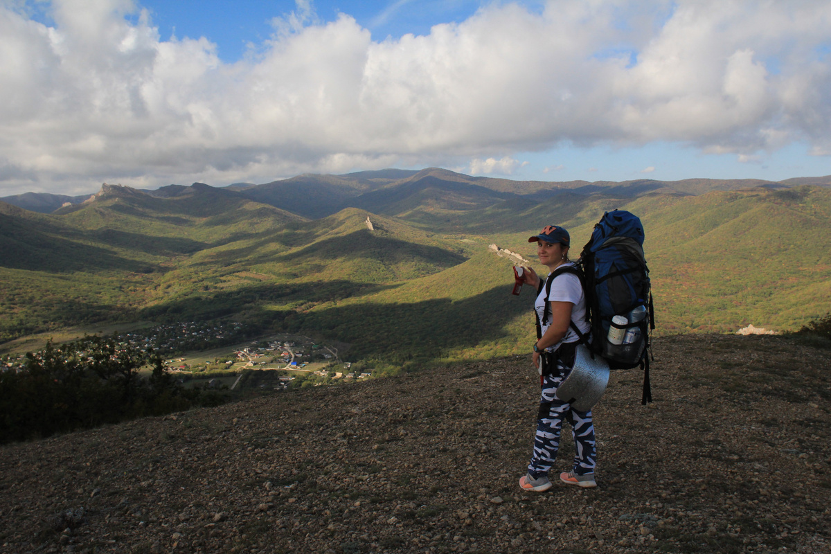 На горе Биюк-Эгерек
