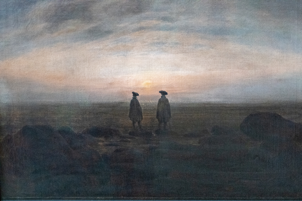 Двое мужчин перед морем. Каспар Давид Фридрих, 1817