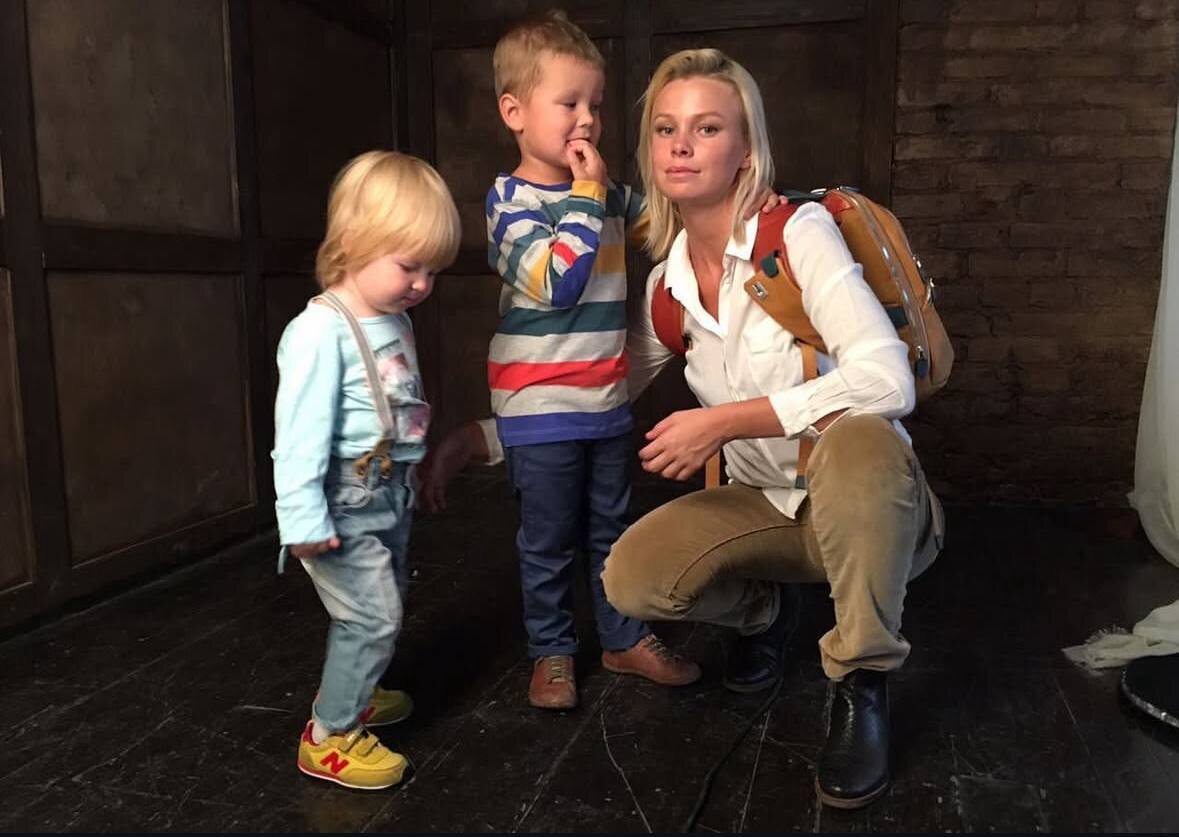 Евгения с детьми. Фото: соцсети
