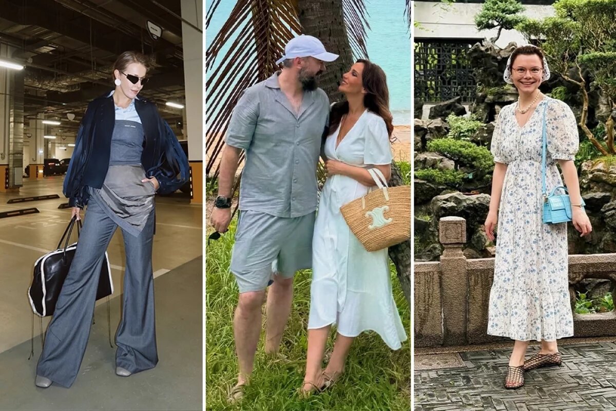    Ксения Собчак, Анфиса Чехова с Александром Златопольским, Татьяна Брухунова.