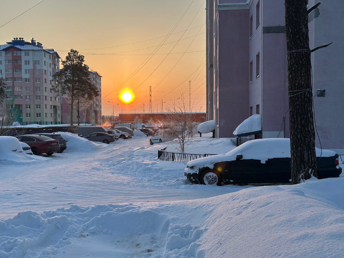 Зима на Ямале.