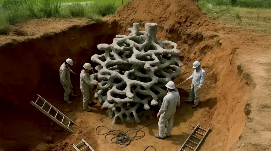 Глубина подземной части муравейника может превышать человеческий рост.