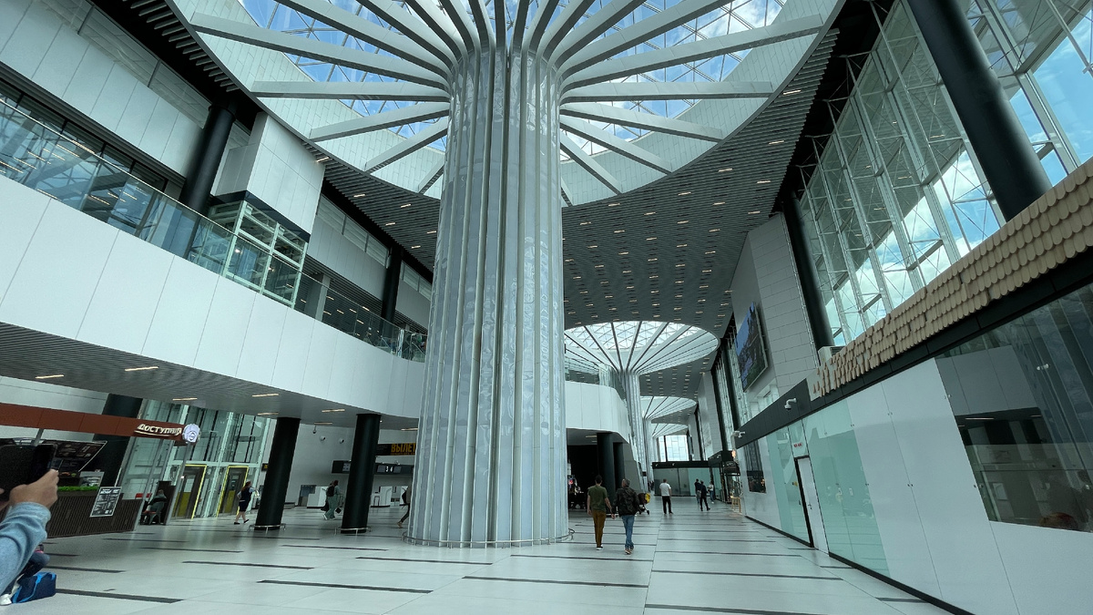 Аэропорт Новосибирска – одно из мест действия в книге