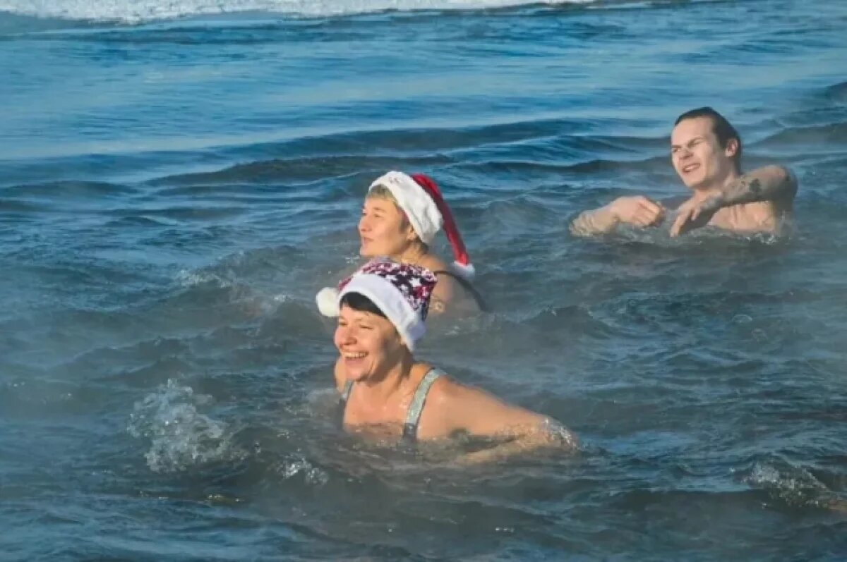    Хабаровские «моржи» официально открыли сезон зимнего плавания