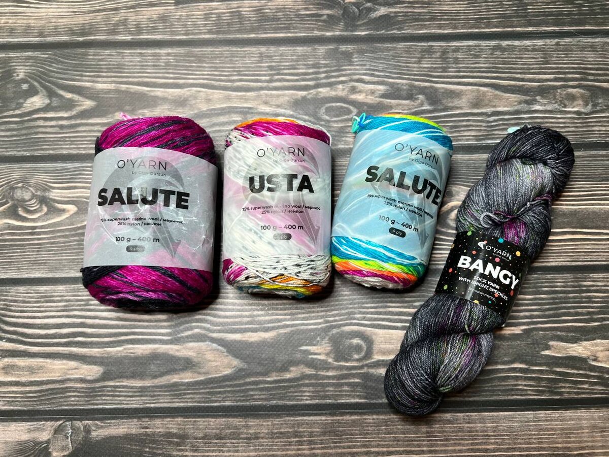 Пряжа O'YARN, для одного из моих влогов.