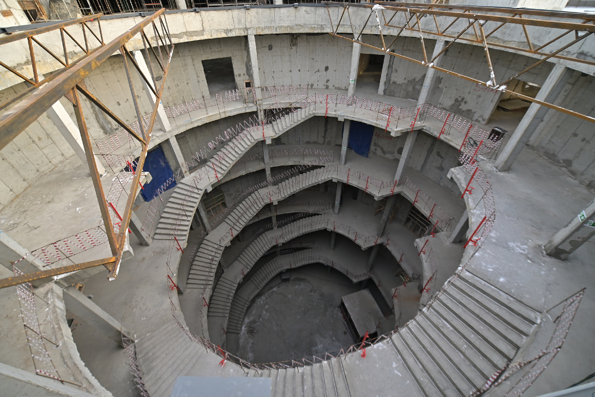 
Строительная готовность музея составляет 59 процентов / Фото: правительство Бурятии
