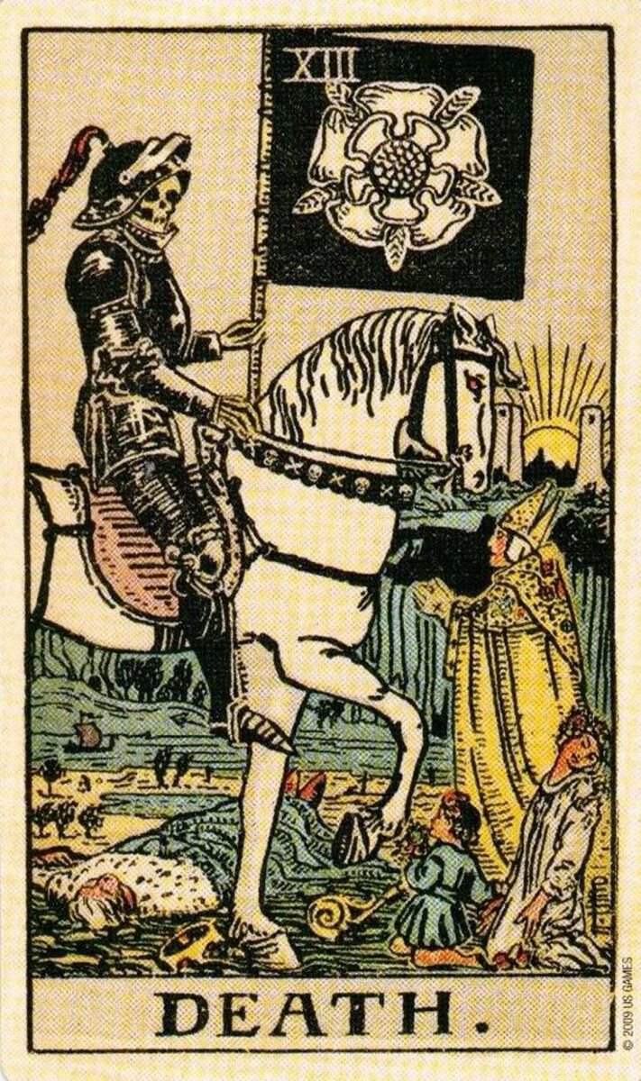 Смерть Таро Райдера - Уэйта. 