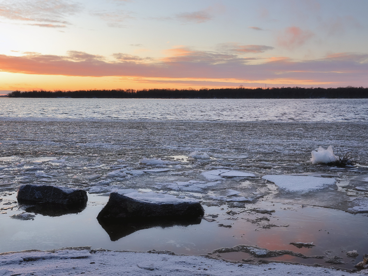 Северная Двина, ноябрь
