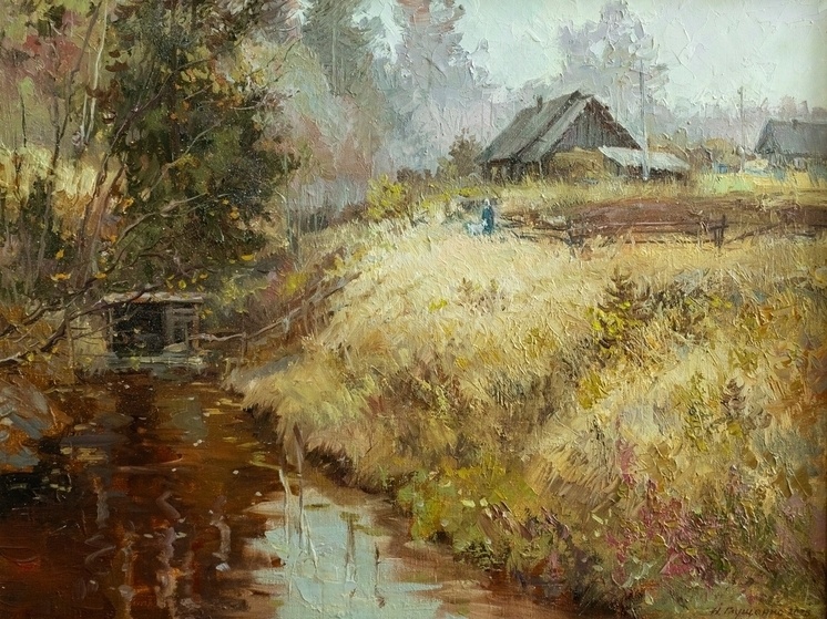     Николай Глущенко. Деревенька, живи! Пермское отделение ВТОО «Союз художников России»