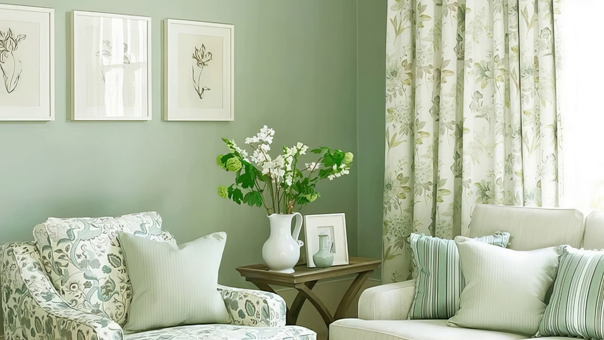 Интерьер в цвете «влюбленной жабы»