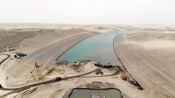 Работы на канале Куш-тепа. Фото с сайта tolonews.com