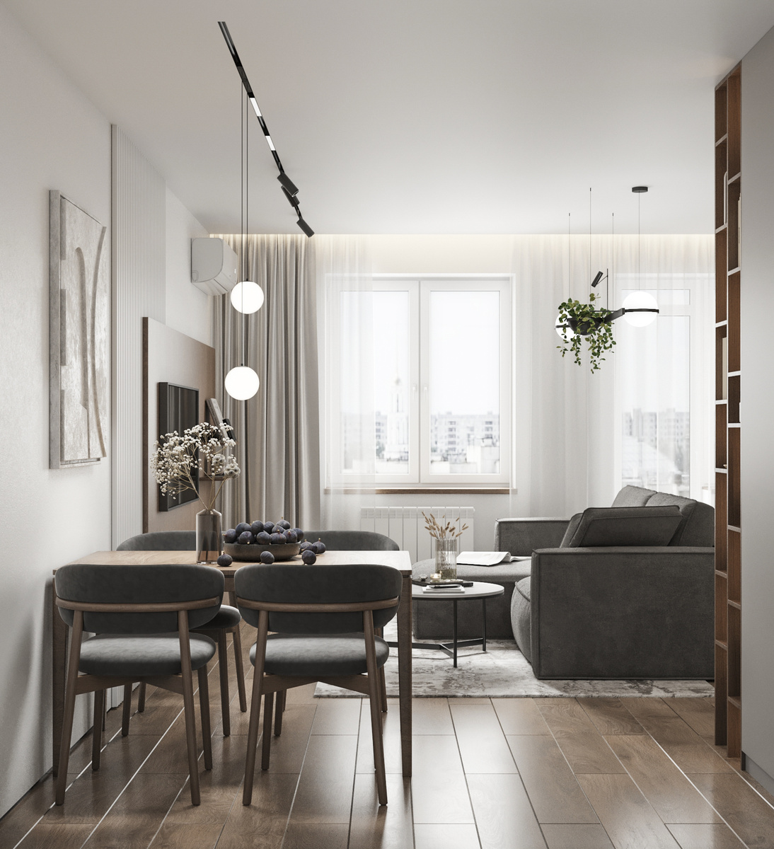 Новосибирск, ЖК "Калининский-3" — интерьер от компании "Стройка Века"