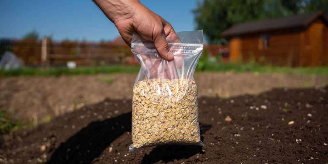 Ложка крупы за копейки и никакого навоза. Земля плодороднее чернозёма, всё растёт без удобрений