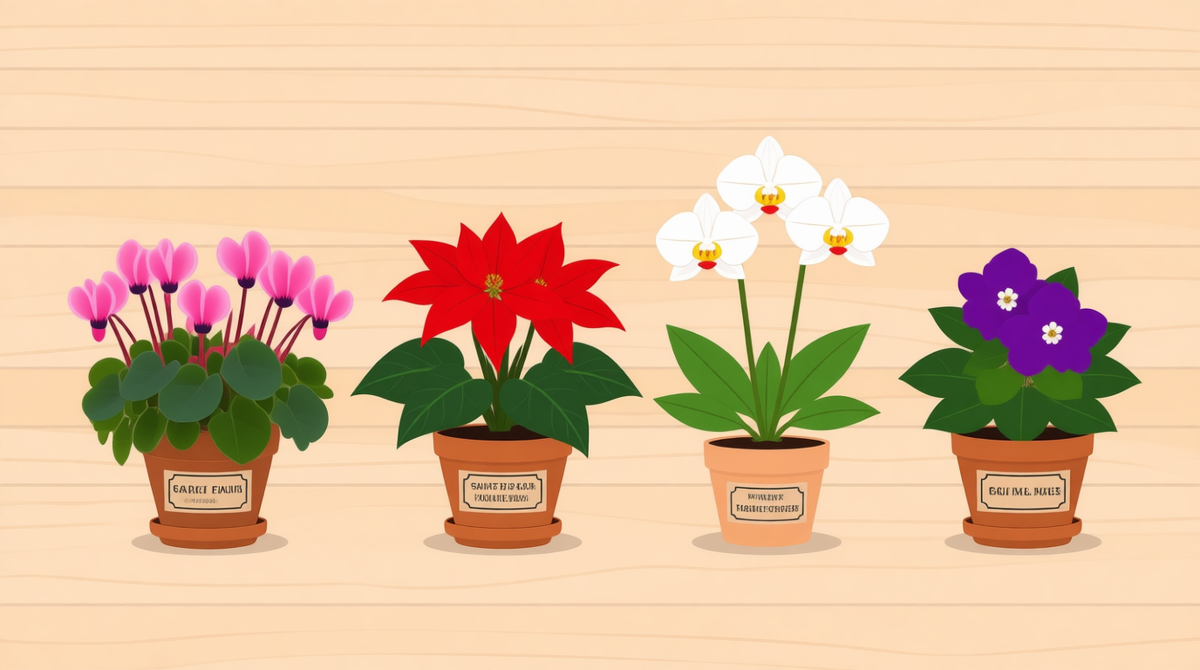 Не дайте ноябрьской хандре ни единого шанса! Цикламены, пуансеттии и орхидеи будут цвести всю зиму, даря вам яркие краски и хорошее настроение.