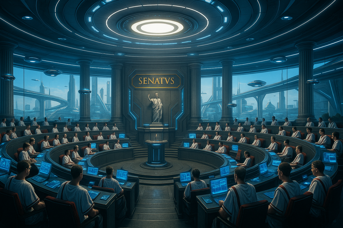 Альтернативный Сенат в представлении ИИ