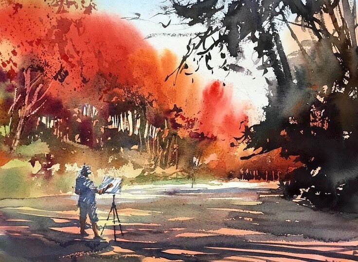 Уютная осень в работах Казуо Касаи