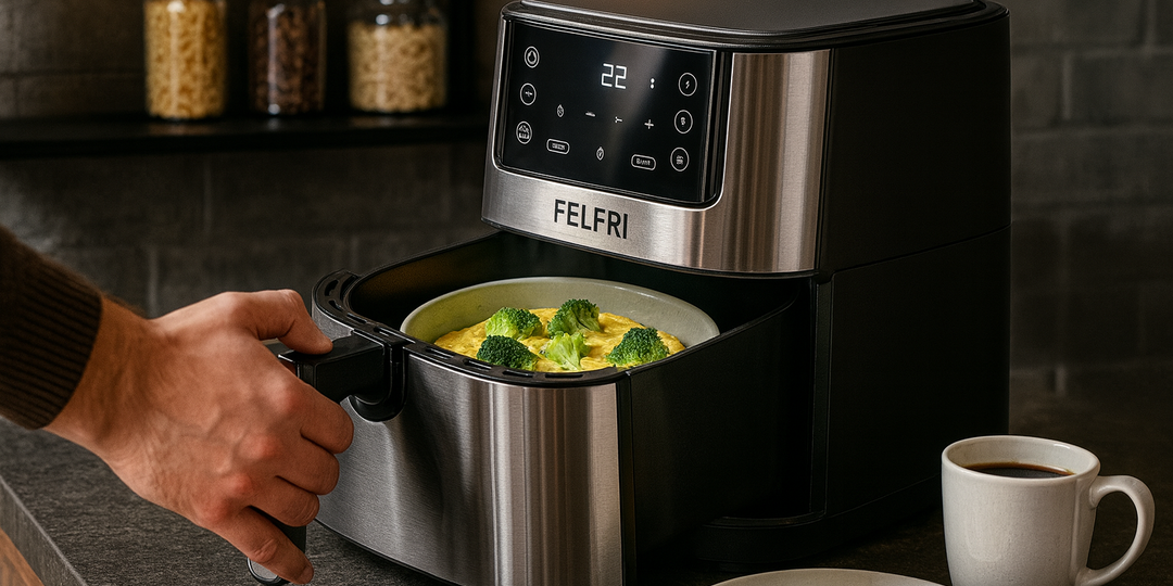 Завтрак рецепты: омлет с брокколи в аэрогриле без хлопот