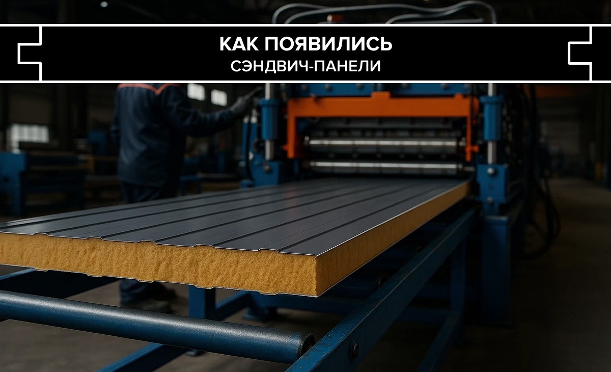 Как появились сэндвич-панели