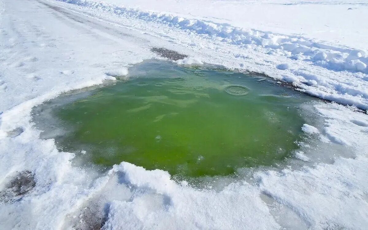   Теплосети в районе ж/д вокзала Ижевска проверят зеленым красителем