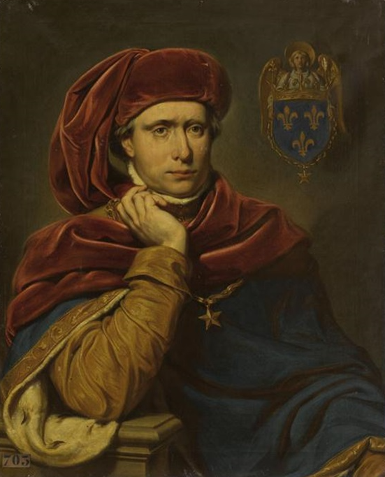 Жилло Сент-Эвр. Портрет Карла VI (1838)