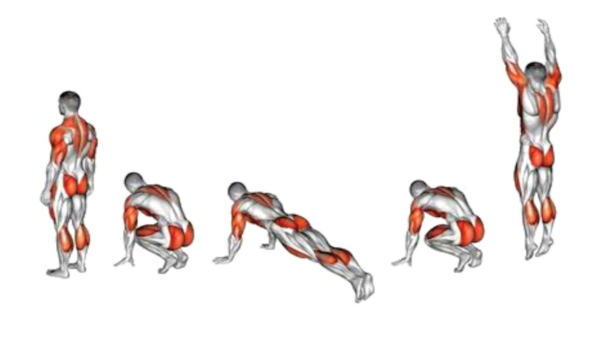 Отжимания + выпрыгивания = это база!