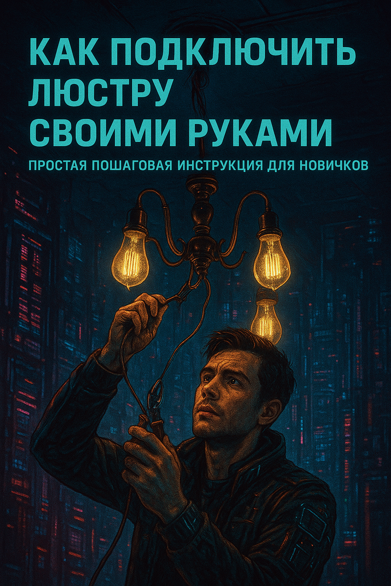Подключить люстру своими руками
