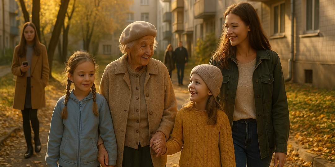 Приютила бездомную старушку
