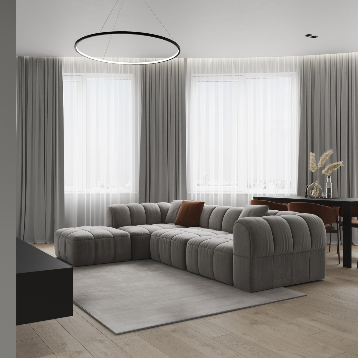 Новосибирск, ЖК "Флотилия" — дизайн интерьера от студии "Verve"