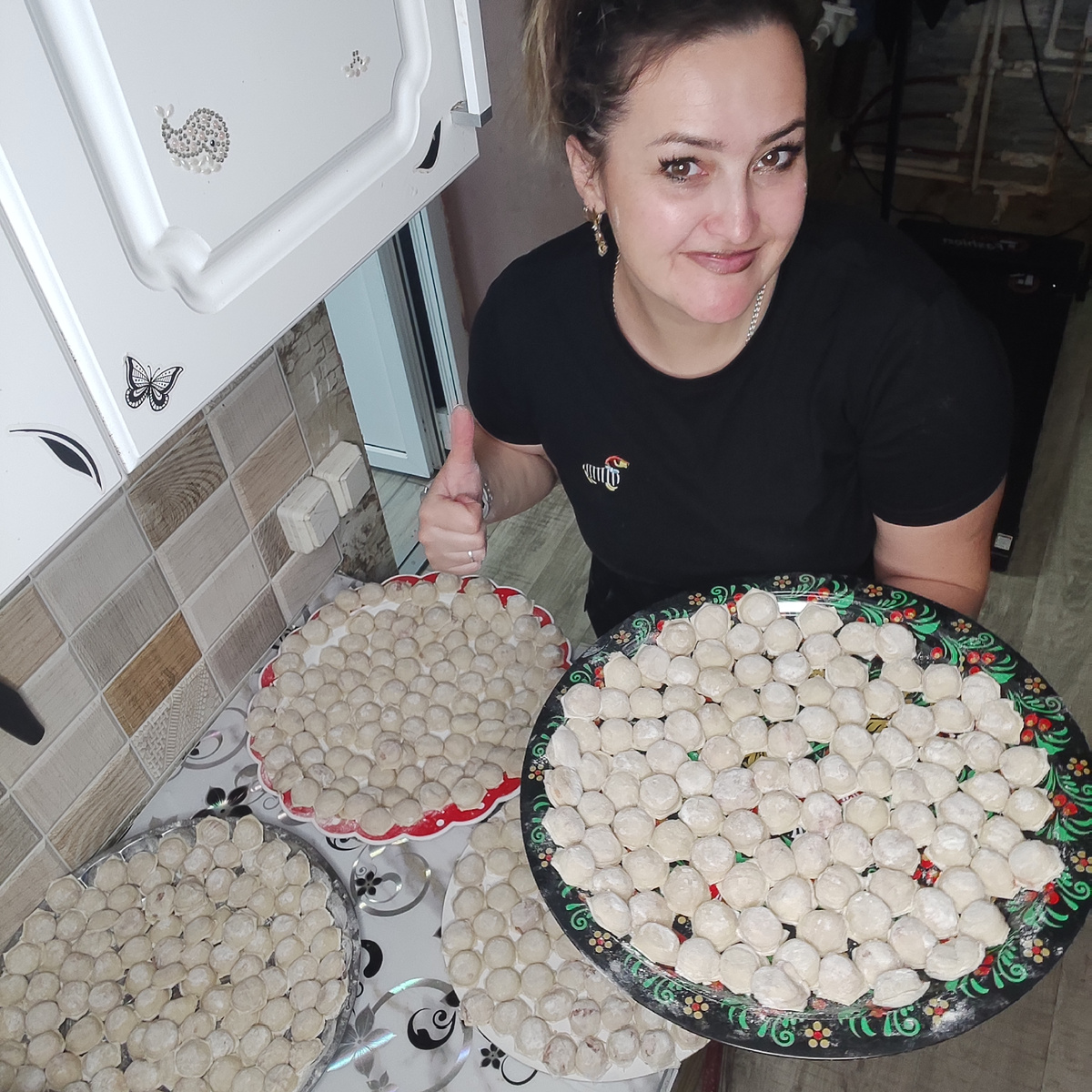 Ура налепила 420 пельмешек🥰❤😂