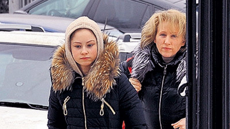 Юлия Липницкая с мамой