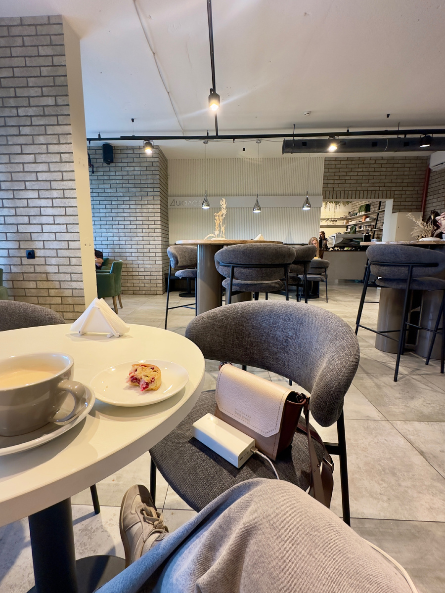 Мое рабочее место сегодня здесь) 