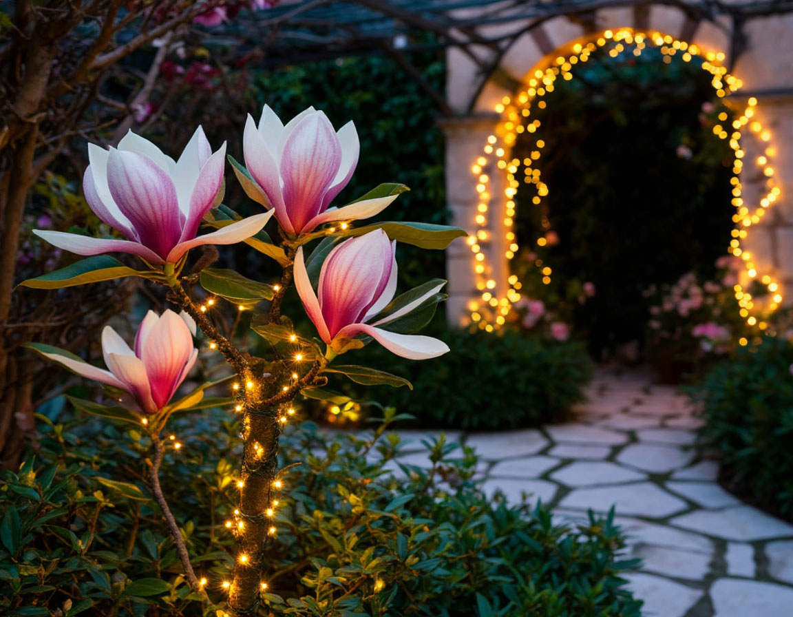Новогодние украшения для сада в тёплом климате