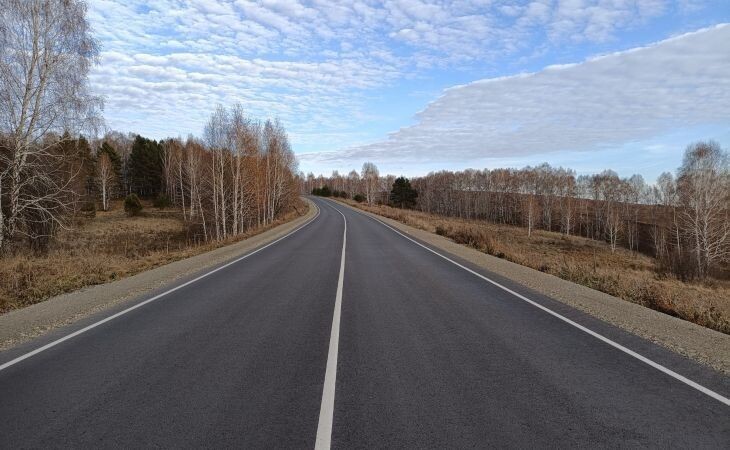 Ремонт дороги . Фото: Минтранс Алтайского края