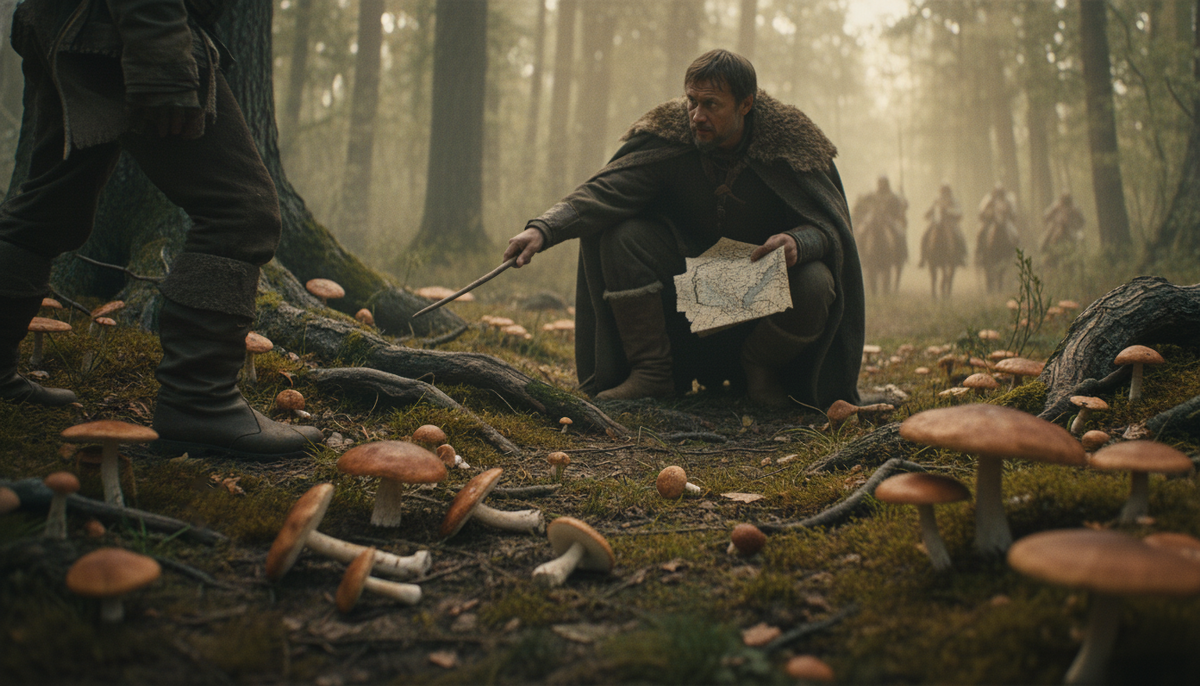 Типичный лес в Рязани, если верить словам поговорки дословно. 