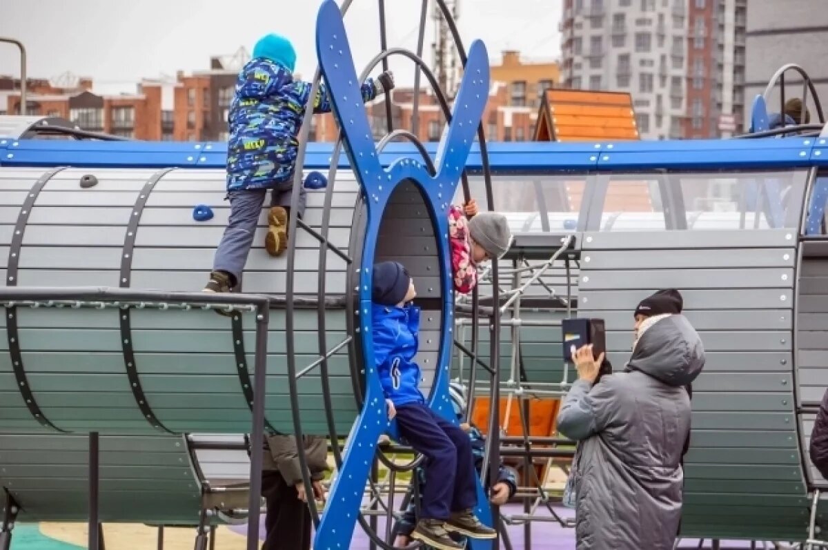    В двух районах Твери открыты новые детские площадки