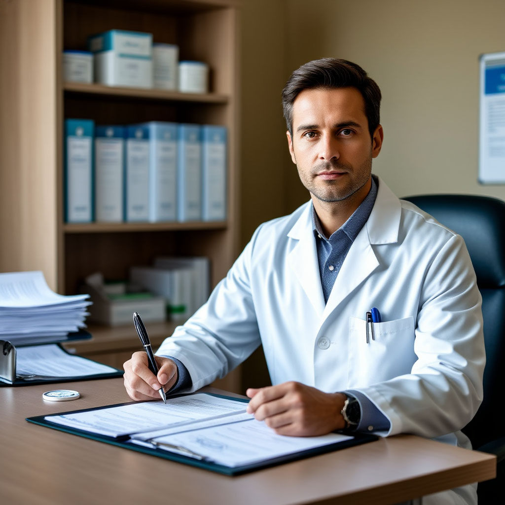 Медосвидетельствование проводит врач, а не сотрудник ГИБДД МВД.