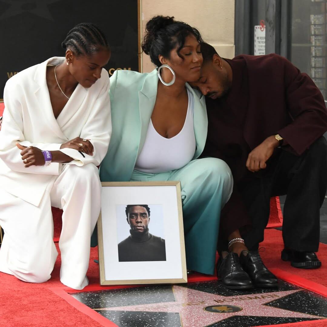 Летиша Райт, Тейлор Симон Ледуард и Майкл Б. Джордан