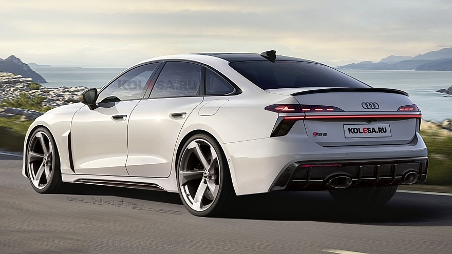    Рендер нового седана Audi RS6