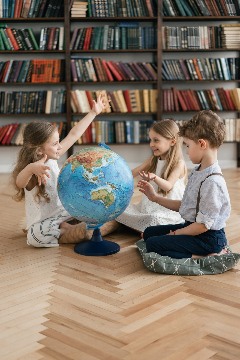 Физический глобус без подсветки