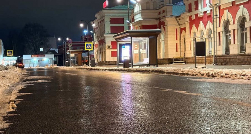    В Вологде восстановлено движение транспорта у железнодорожного вокзала