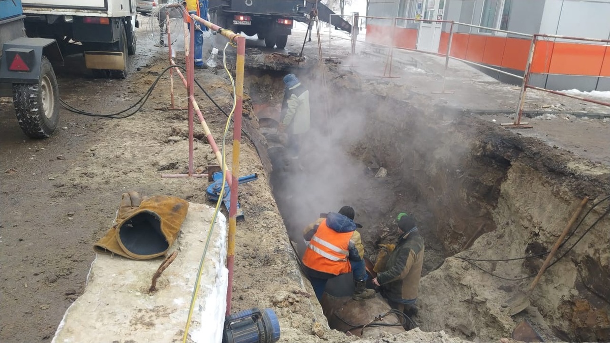    В центре Курска отключили горячую воду