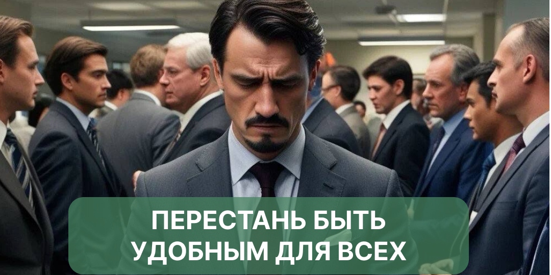 Перестань быть удобным для всех!