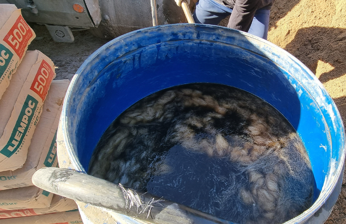 Фиброволокно с водой