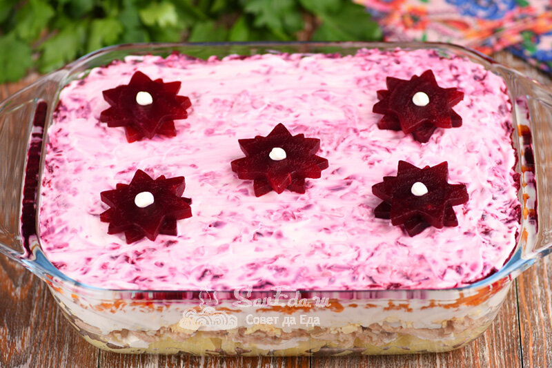 Салаты под шубой, но без селедки (один вас точно удивит вкусом)