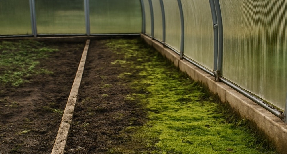 Забыл про зеленый мох в теплице навсегда. 3 ошибки больше не повторяю