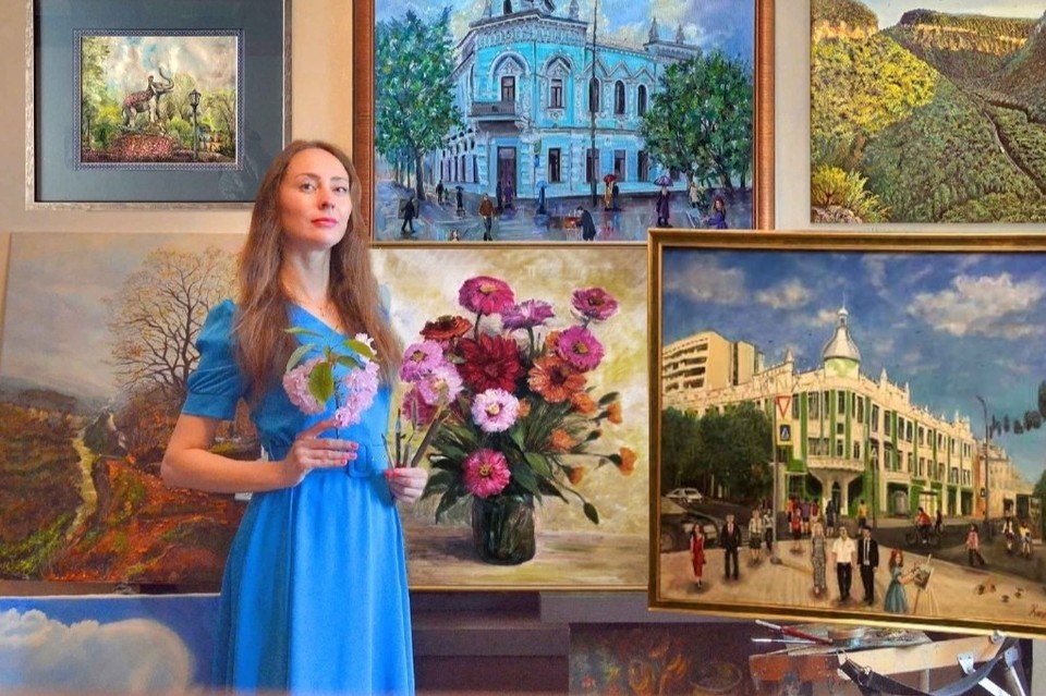    В Краснодаре проходит выставка «Два берега одной реки»