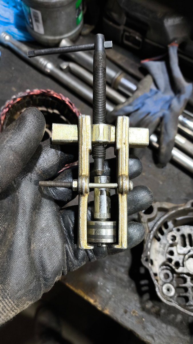 Задний подшипник во всей красе